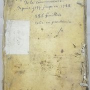 Registre des procès verbaux d'enchères 1777-1788